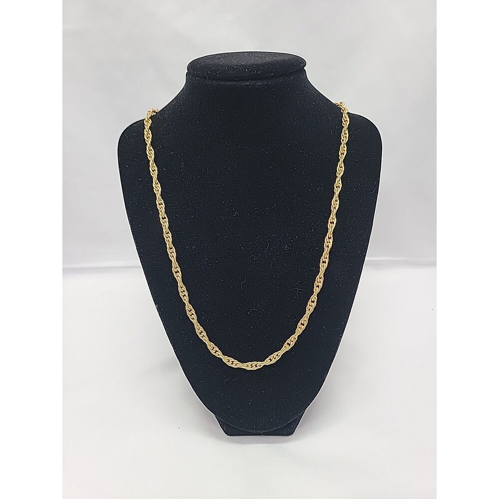 Hobe Gold Chainlink Necklace 11.5"
